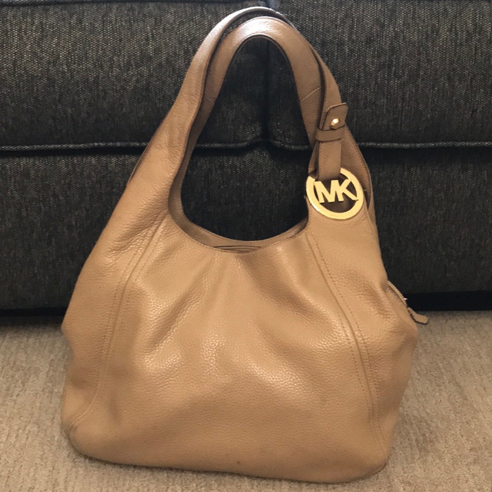 Michael Kors Taupe HOBO Bag